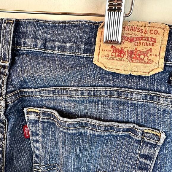 Levi’s 550 Relaxed Bootcut Blue Denim Jeans Women’s‎ 14 M Read - Picture 6 of 9